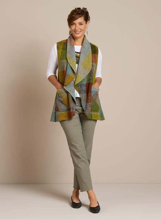 Campfire Plaid Vest Outfit