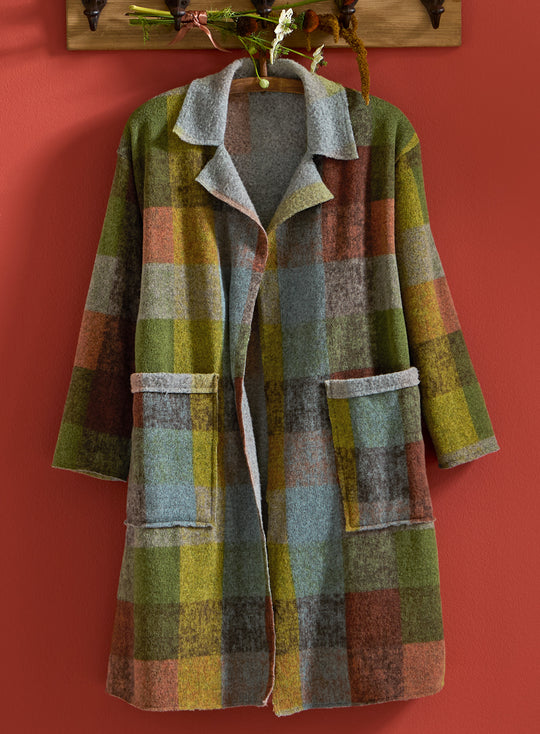 Campfire Plaid Barn Coat