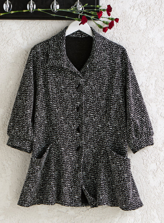 Chelsea Jacquard Swing Jacket