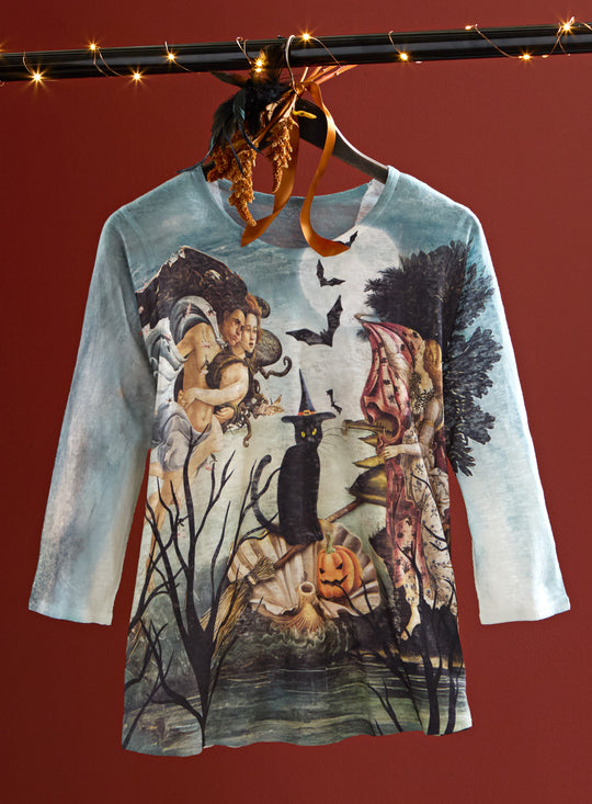 The Birth of Catnip Halloween Top