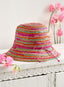 Soft Stripe Raffia Sun Hat