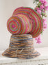 Soft Stripe Raffia Sun Hat