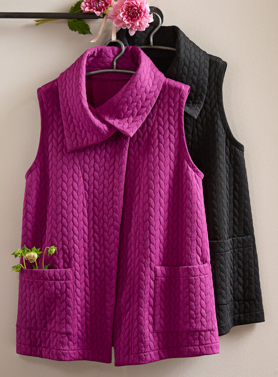 Sculpted Stitch Vest