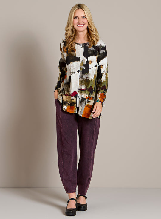 Stylish Sketch Side Pocket Outfit