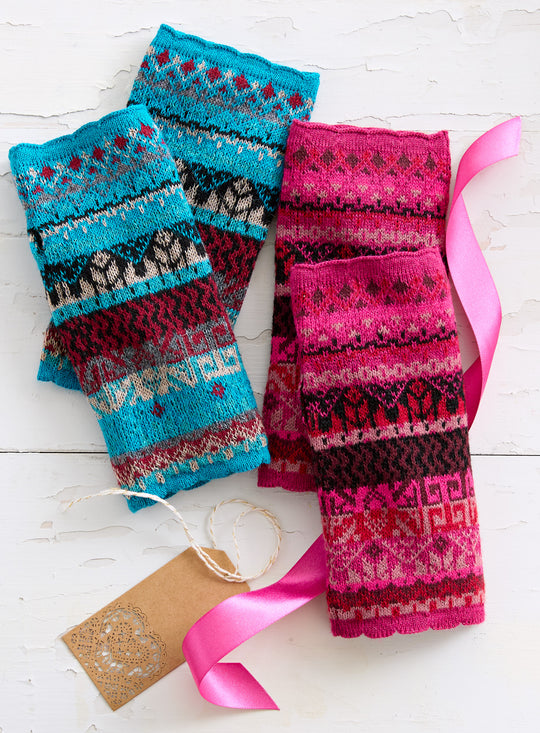 Altiplano Jacquard-Knit Handwarmers