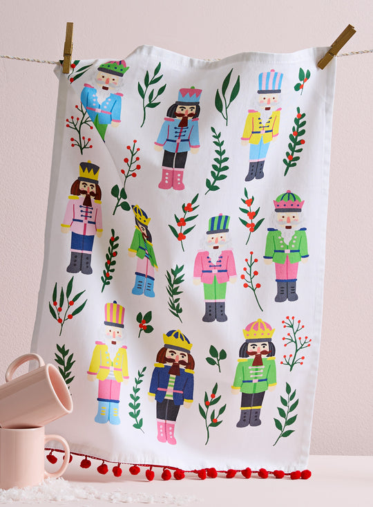 Nutcracker Parade Tea Towel