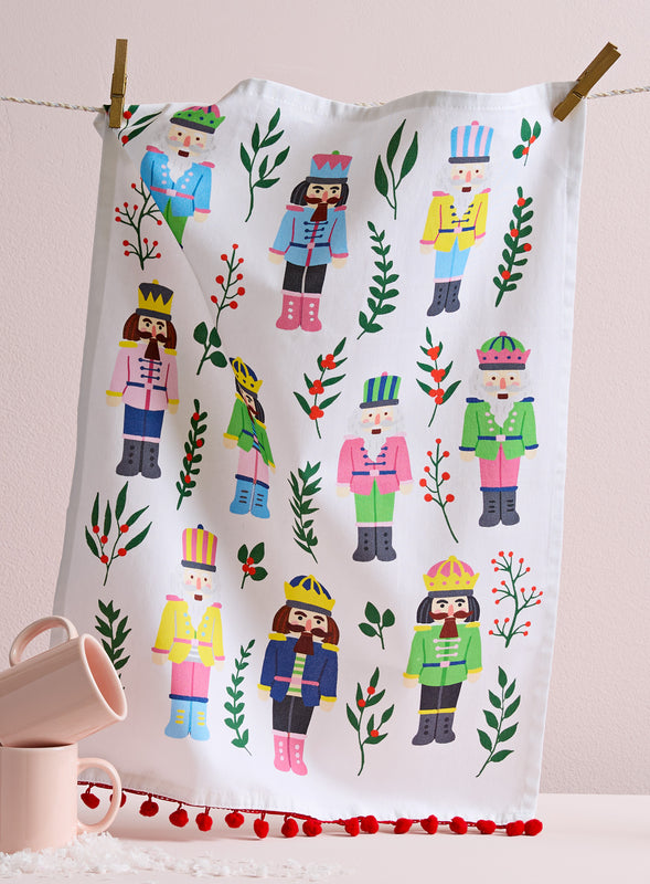Nutcracker Parade Tea Towel