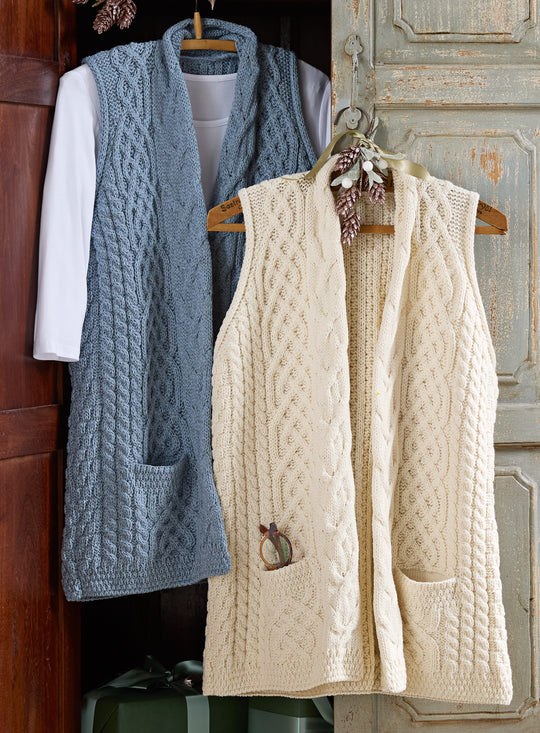 Aran Islands Long Vest