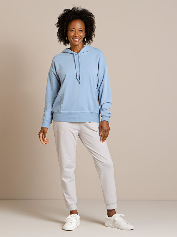 All Day Hoodie and Joggers Outfit - Blue/White