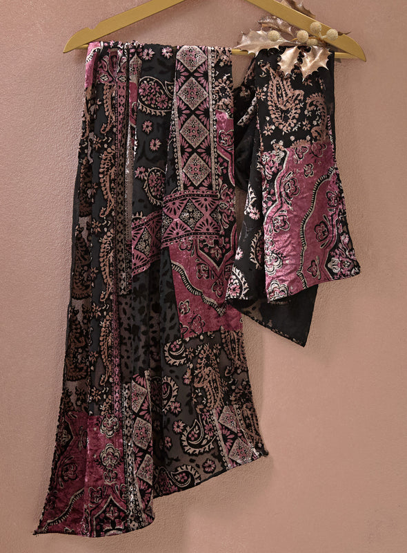 Twilight Tapestry Velvet Scarf