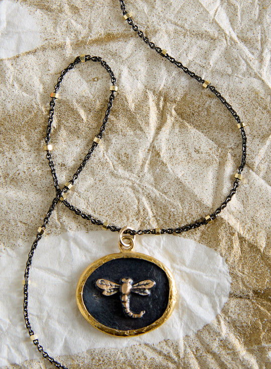 Dragonfly Talisman Necklace