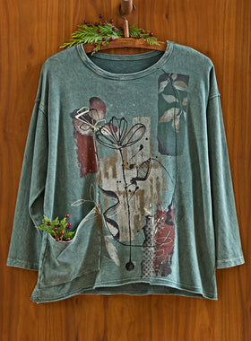 Wild Ink Cotton Top