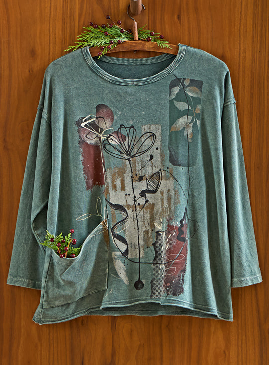 Wild Ink Cotton Top