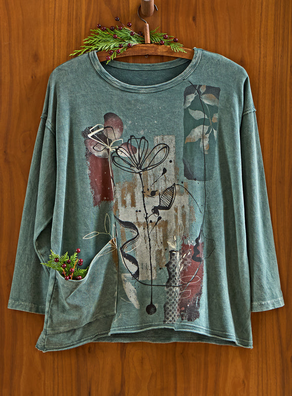 Wild Ink Cotton Top