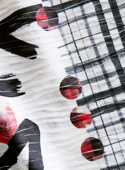 Mixed Motif Ripple Top