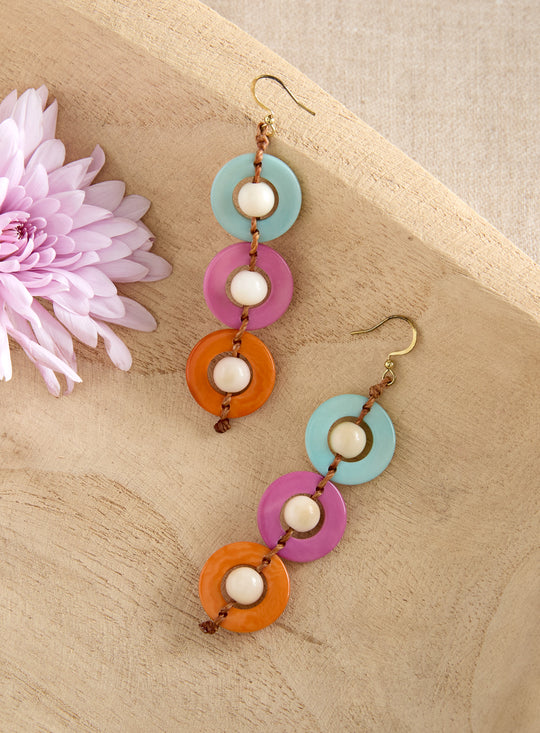 Roundabout Tagua Earrings