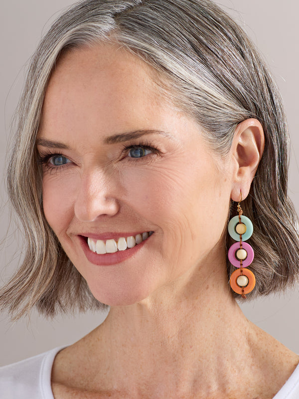Roundabout Tagua Earrings