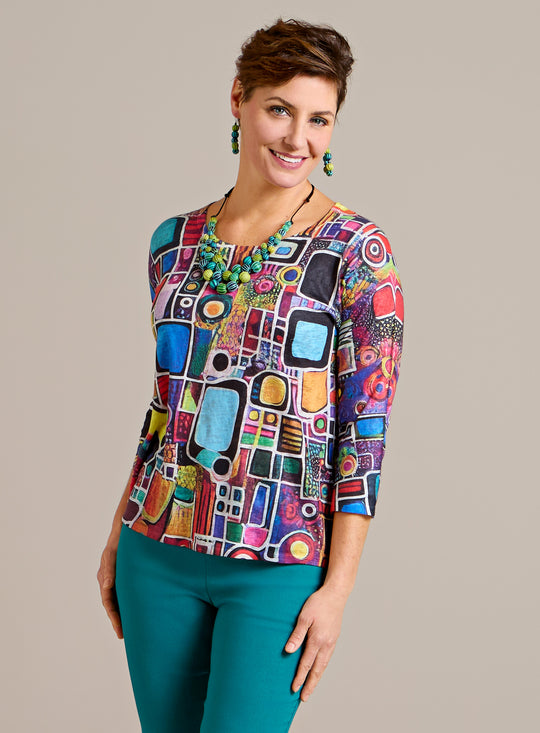 Klimt Mosaic Top
