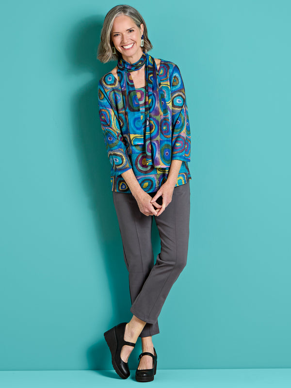 Kandinsky Blue Color Study Outfit