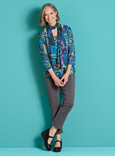 Kandinsky Blue Color Study Outfit