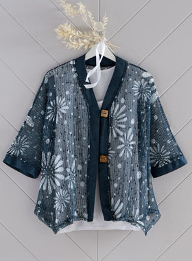 Daisy Mesh Cardigan