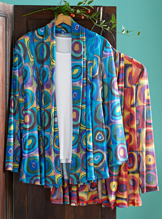 Kandinsky Color Study Mesh Jacket