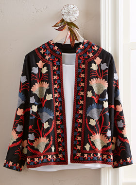 Folk Bloom Chainstitch Jacket