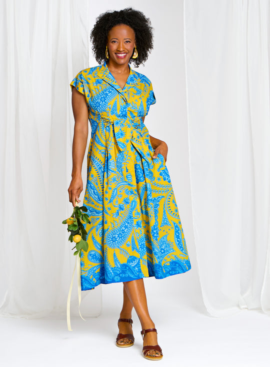 Amalfi Tie-Waist Shirt Dress