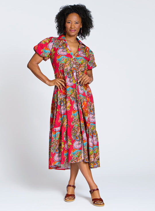 Afternoon Plans Tiered Maxi Dress