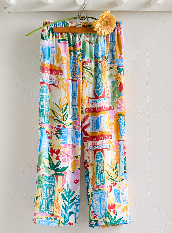 Window Walk Straight Leg Crop Pant