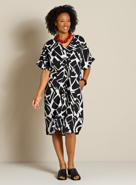 Easy Does It Twist Front Dress