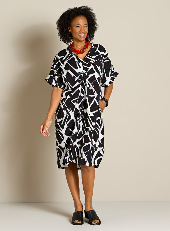 Easy Does It Twist Front Dress
