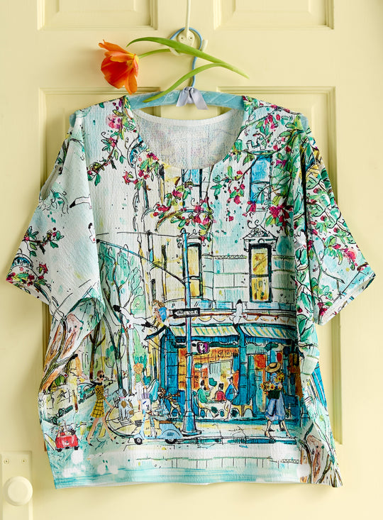 Go Lightly Cutout Top