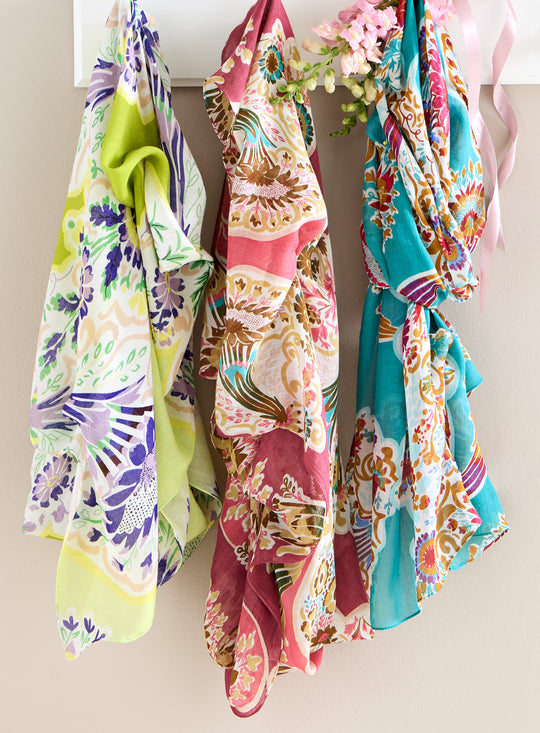 Paisley Drift Floral Scarf