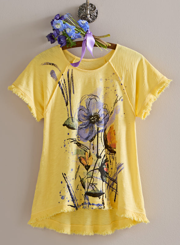 Moonflower Fringe Tee