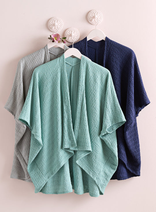 Tailored Texture Cocoon Cardigan