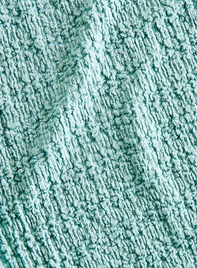 Tailored Texture V-Pleat Top