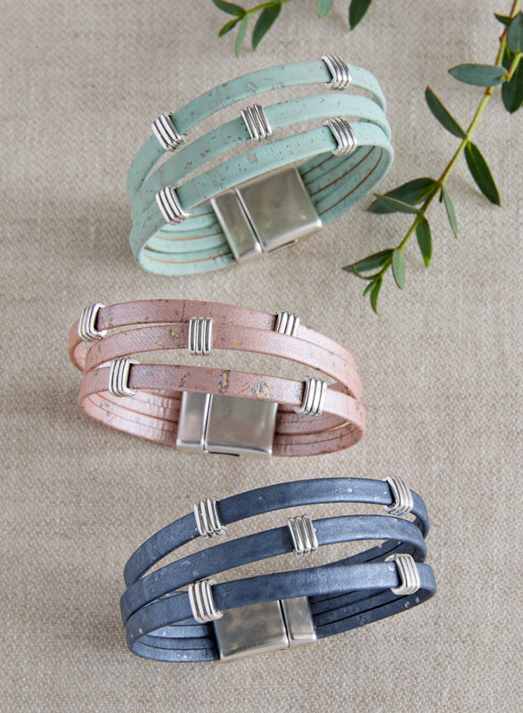 Montado Trio Cork Bracelet