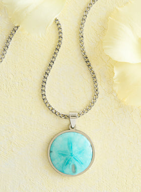 Five Doves Sand Dollar Pendant