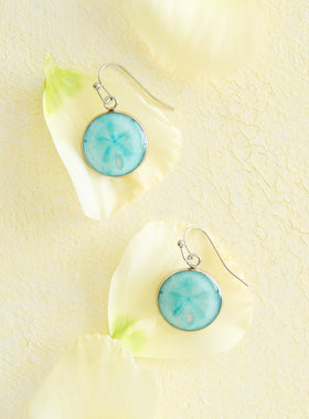 Five Doves Sand Dollar Earrings