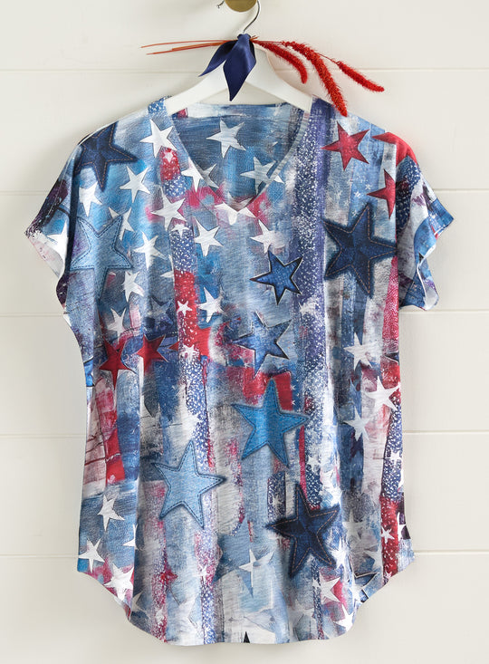 All-American Short Sleeve Top