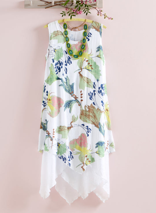 Southern Snowfall Layered Dress