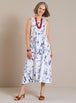 Indigo Cotton and Red Tagua Outfit