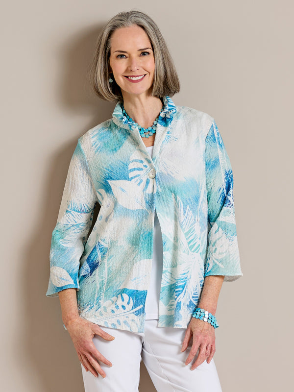 Palm Print Jacket
