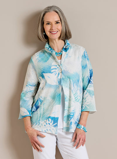 Palm Print Jacket