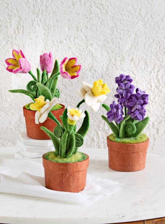 Forever in Bloom Hand-Felted Flowers