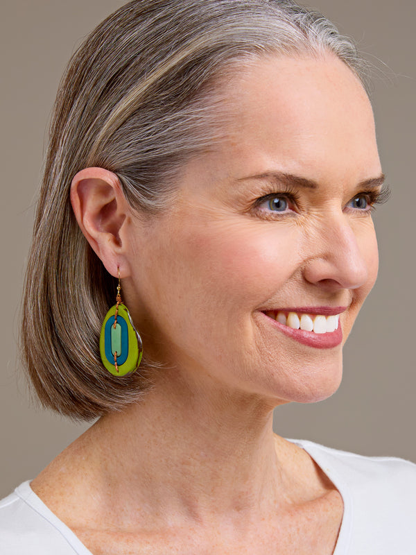 Island Hop Tagua Earrings