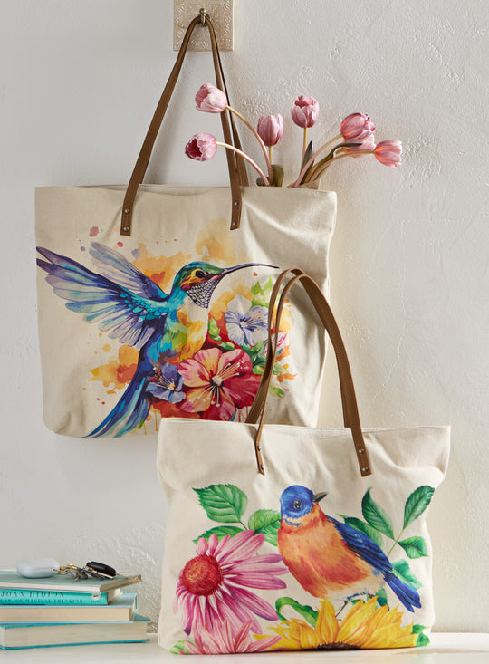 Garden Visitor Canvas Tote Bag