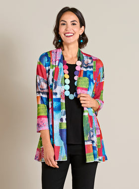 Wearever Color Patch Cardigan