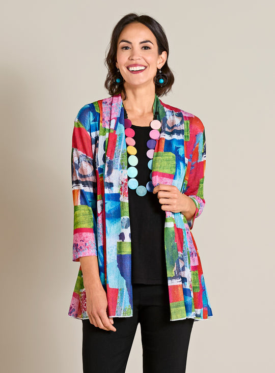 Wearever Color Patch Cardigan